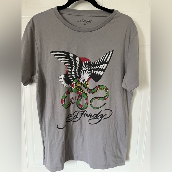 Ed Hardy Snake & Eagle T-Shirt - Picture 1 of 7